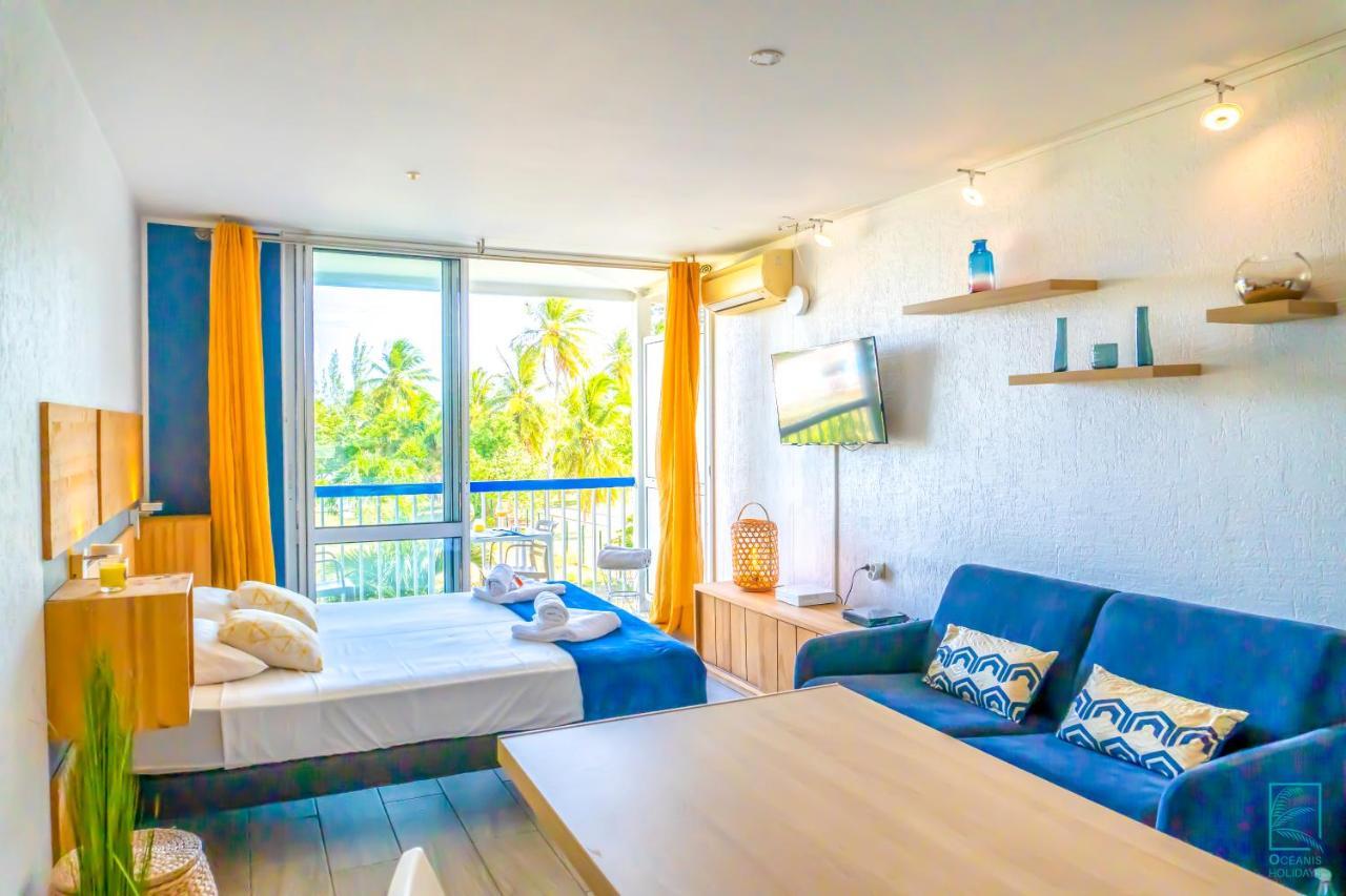 Chaleureux Studio Avec Balcon Face A La Mer - Maripa Ле-Гозьє Екстер'єр фото